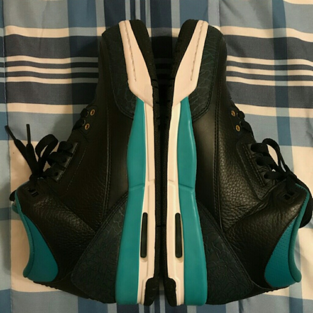 Air Jordan 3 Black/Teal
